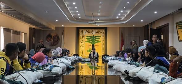 سحر السنباطي تصطحب أطفال حلايب وشلاتين والوادي لزيارة المجلس ومتحف الحضارة المصرية