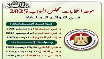 في 7 محافظات.. موعد انتخابات مجلس النواب 2025 في الدوائر الملغاة (إنفوجراف)