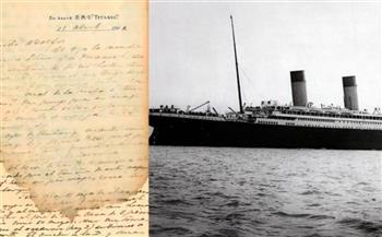 ساعة توقفت لحظة الغرق ورسالة.. مقتنيات "تايتانيك" في مزاد بريطاني (صور)