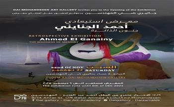 "جنون الذاكرة" يعيد أعمال أحمد الجنايني للجمهور بجاليري ضي المهندسين.. السبت 