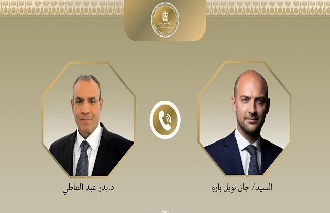وزير الخارجية يبحث هاتفيًا مع نظيره الفرنسي تطورات الأوضاع في قطاع غزة ولبنان وليبيا