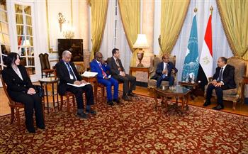 وزير الخارجية يلتقي رئيس مفوضية الاتحاد الأفريقي