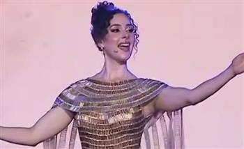 شيرين أحمد طارق  تتألق في حفل افتتاح المتحف الكبير 