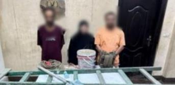 القبض على 3 أشخاص ينقبون عن الآثار داخل عقار في الجمالية