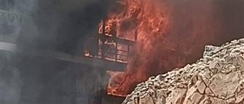 الحماية المدنية تسيطر على حريق اندلع بفندق نيل عائم في أسوان