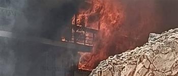 الحماية المدنية تسيطر على حريق اندلع بفندق نيل عائم في أسوان