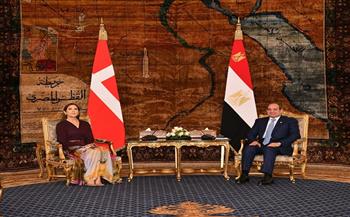  الرئيس السيسي يستقبل ملكة الدنمارك ويؤكد عمق العلاقات التاريخية والمتميزة بين البلدين