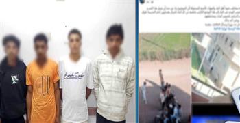  القبض على بلطجية يصورون الفتيات أمام أحد مدارس الدقهلية