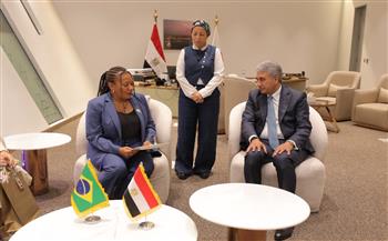 وزير السياحة والآثار يستقبل وزيرة الثقافة البرازيلية وممثلة الرئيس البرازيلي