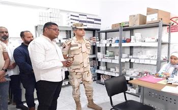 زيارة مساعد المستشار العسكري بمحافظة البحر الأحمر لمستشفي سفاجا المركزي