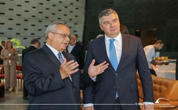 رئيس كرواتيا خلال زيارته لمكتبة الإسكندرية: المتحف المصري الكبير يمثل حضارة فريدة عبر التاريخ