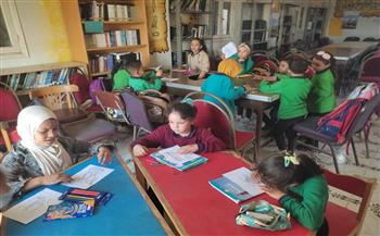 قصر ثقافة البحيرة ينظم ورشة رسم وتلوين بمكتبة الأدهم الثقافية