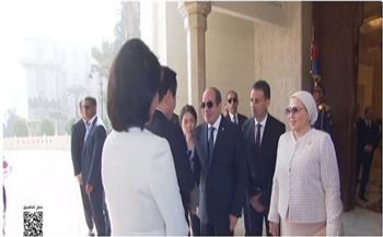 الرئيس السيسي يستقبل نظيره الكوري الجنوبي (بث مباشر)  