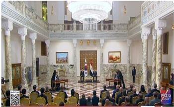 الرئيس السيسي ونظيره الكوري يبحثان التعاون في الذكاء الاصطناعي والسيارات