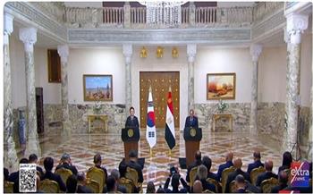 المؤتمر الصحفي للرئيس السيسي ونظيره الكوري (بث مباشر) 