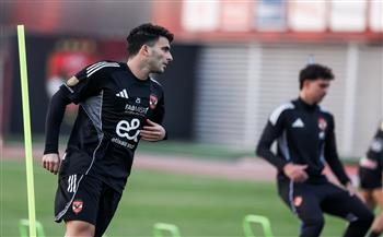 زيزو ينتظم في التدريبات الجماعية للأهلي