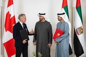 رئيس الإمارات يبحث مع رئيس وزراء كندا توسيع آفاق التعاون