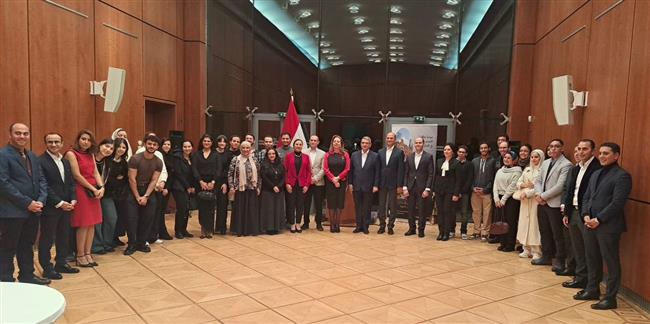 السفارة المصرية في برلين تستضيف فعالية تجمع طلاب الدراسات العليا في ألمانيا  