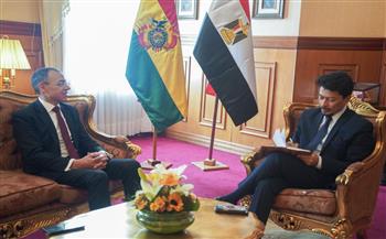 سفير مصر فى لاباز يبحث مع وزير الخارجية البوليفي الجديد فرص التعاون المشترك  