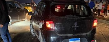 مصرع سيدة وابنتها إثر تصادم عدد من السيارات أعلى الطريق السياحي بالجيزة 