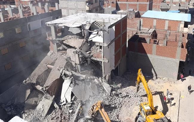 حملات لإزالة البناء العشوائي المخالف بالإسكندرية