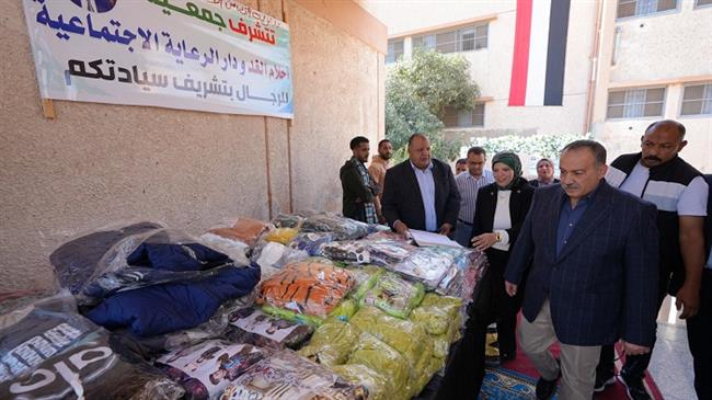 محافظ أسيوط يفتتح معرض مشغولات دار الرعاية الاجتماعية للرجال