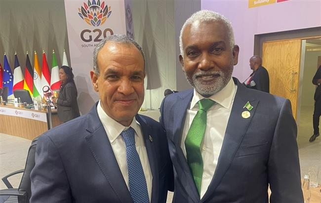 وزير الخارجية يلتقي نظيره النيجيري على هامش اجتماعات مجموعة العشرين