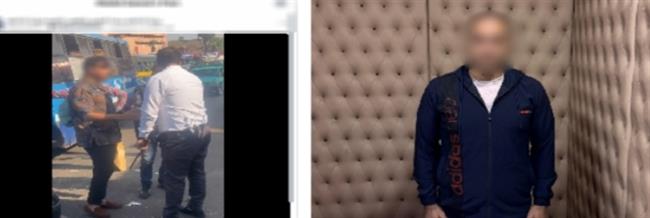  ضبط المتهم بالاعتداء على قائد سيارة نقل جماعي وتكسير الزجاج الجانبي لسيارته