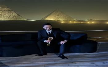 حمادة هلال بعد فوزه بجائزة أفضل مطرب 2025 في مهرجان The Best: ثقتكم دافع كبير ليا