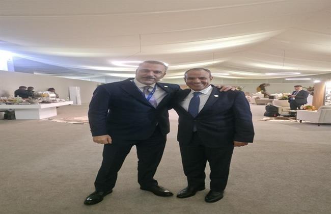 وزير الخارجية ونظيره التركي يبحثان سبل تنفيذ مخرجات اجتماع مجموعة التخطيط المشتركة