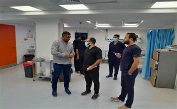 وكيل صحة البحر الأحمر يجري جولة تفقدية بمستشفى الحميات