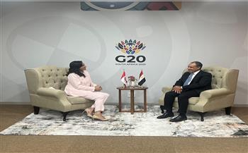 وزير الخارجية يلتقي نظيرته الكندية على هامش قمة مجموعة العشرين بجوهانسبرج