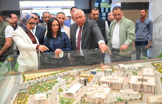 وزيرة التضامن الاجتماعي تتفقد العاصمة الإدارية الجديدة لمحافظة الوادي الجديد 
