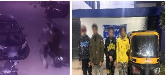 كشف ملابسات محاولة سرقة دراجة نارية باستخدام توكتوك بالقليوبية