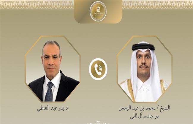 وزير الخارجية يبحث مع رئيس الوزراء ووزير خارجية قطر تعزيز العلاقات الثنائية والقضايا الإقليمية