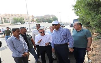 محافظ أسوان: الانتهاء من 97.5% من مشروع تطوير وتجميل وتوسعة طريق السادات بمدينة أسوان
