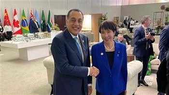 على هامش قمة العشرين.. مدبولي يلتقي رئيسة وزراء اليابان