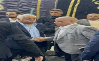 حضور الإعلامي حمدي رزق في عزاء خالد شبانه