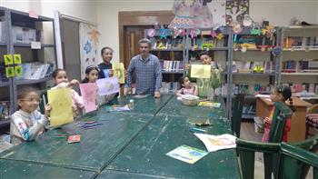 «ثقافة الجيزة» تنظم ورش فنون تشكيلية للأطفال بمكتبة الشيخ زايد الثقافية