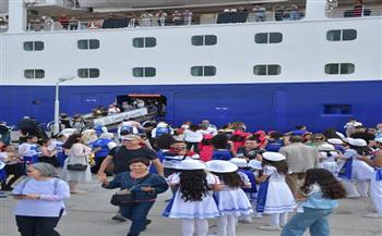 على متنها 1500 سائح.. ميناء بورسعيد السياحي يستقبل السفينة السياحية «CELESTYAL JOURNEY» 