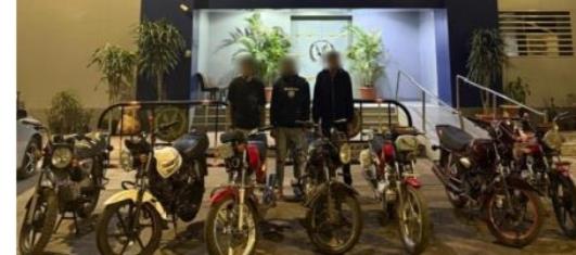  سقوط متهمين بسرقة دراجة نارية في الجيزة