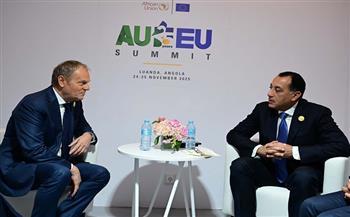 رئيس الوزراء يلتقي نظيره البولندي بأنجولا