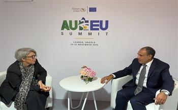 وزير الخارجية يلتقي مبعوثة الاتحاد الأوروبي للقرن الأفريقي