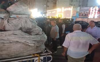 محافظة الجيزة تكثّف حملاتها الليلية لضبط عربات الكارو والتروسيكلات بمنطقتي اللبيني فيصل واللبيني الهرم