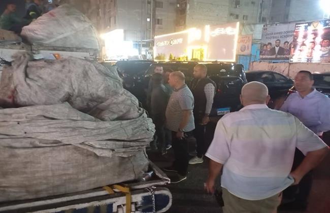 محافظة الجيزة تكثّف حملاتها الليلية لضبط عربات الكارو والتروسيكلات بمنطقتي اللبيني فيصل واللبيني الهرم