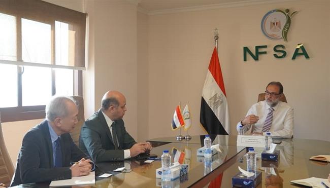 رئيس هيئة سلامة الغذاء يبحث التعاون مع جايكا لدعم المشروعات الصغيرة والمتوسطة