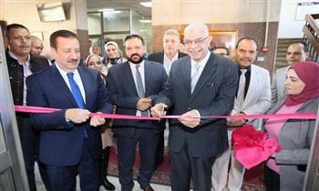 محافظ المنوفية ورئيس الجامعة يفتتحان توسعات عيادة التأمين الصحي النموذجية