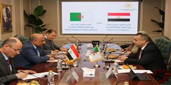 وزير الكهرباء يبحث مع نظيره الجزائري سبل التعاون المشترك