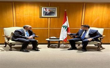 وزير الخارجية يؤكد دعم مصر الكامل للبنان في مواجهـة تحديات المرحلة