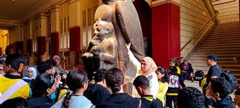 جولة تثقيفية للأطفال بالمتحف المصري ضمن مبادرة "عزة الهوية المصرية"